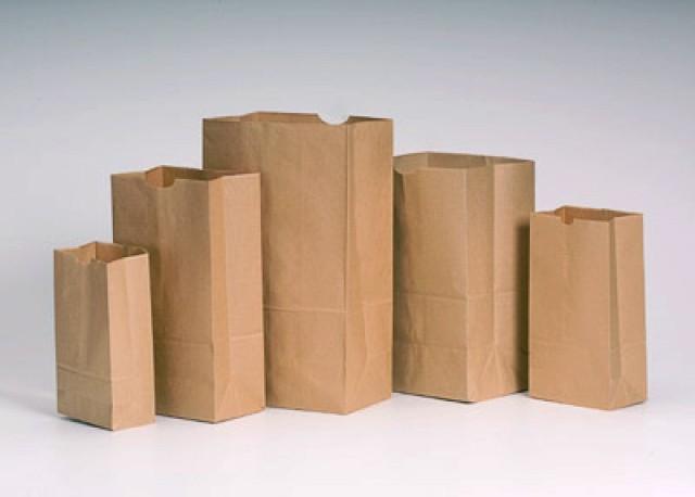 An assortment of small kraft paper bags